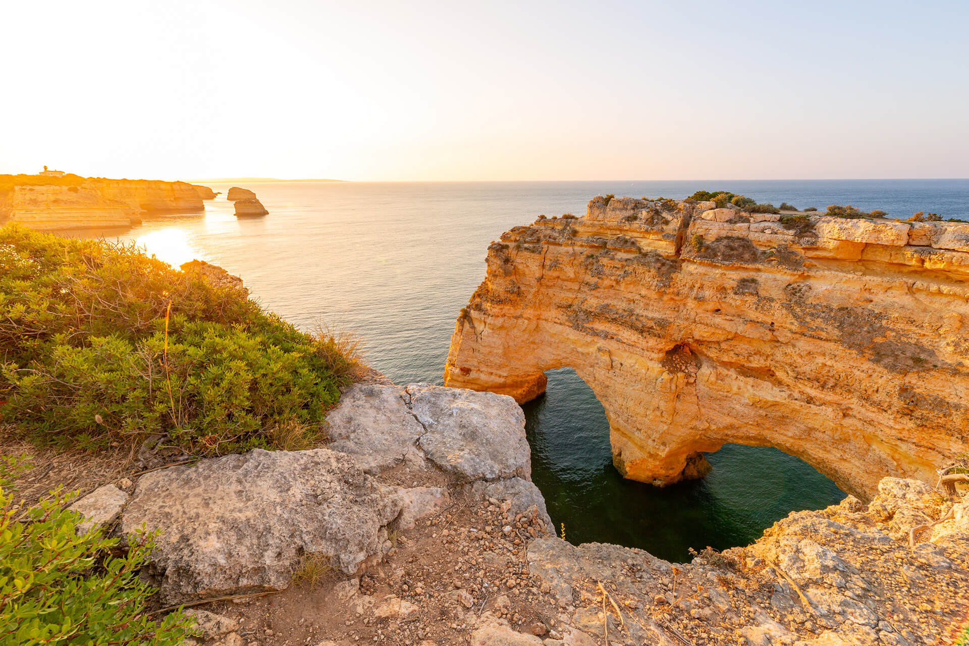 Ponta da Piedade cliffs in Lagos, Algarve